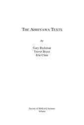 book The Ahhiyawa texts