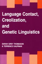 book Language contact, creolization, and genetic linguistics