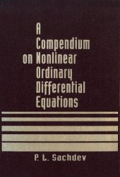 book A Compendium on Nonlinear Ordinary Differential Equations