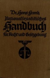 book Nationalsozialistisches Handbuch für Recht und Gesetzgebung