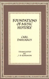 book Foundations of music history