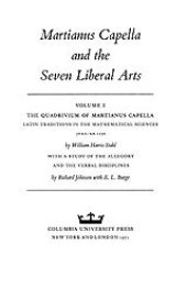 book Martianus Capella and the seven liberal arts, Vol. 1