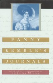 book Fanny Kemble's journals