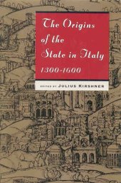 book The origins of the State in Italy, 1300-1600