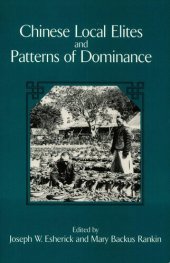 book Chinese local elites and patterns of dominance