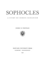 book Sophocles: a study of heroic humanism