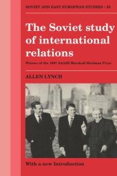 book The Soviet study of international relations