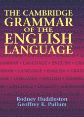 book The Cambridge Grammar of the English Language