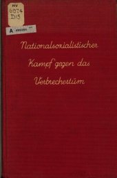 book Nationalsozialistischer Kampf gegen das Verbrechertum