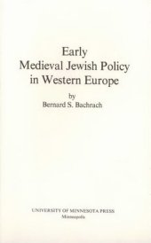 book Early medieval Jewish policy in Western Europe