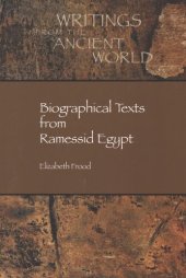 book Biographical texts from Ramessid Egypt