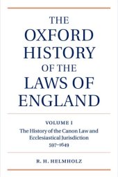 book The Oxford history of the laws of England, Vol. 1