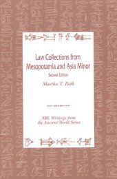 book Law collections from Mesopotamia and Asia Minor