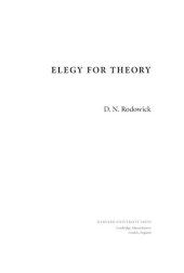 book Elegy for theory