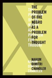 book X-- the problem of the Negro as a problem for thought