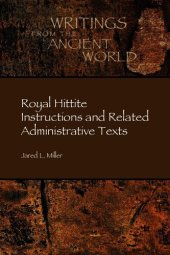 book Royal Hittite instructions and related administrative texts