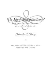 book The lost Italian Renaissance: humanists, historians, and Latin's legacy