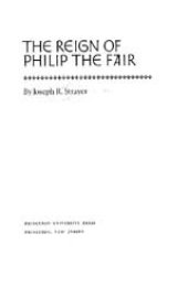 book The reign of Philip the Fair