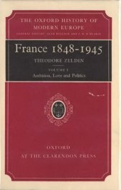 book France, 1848-1945, Vol. 1