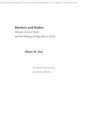 book Markets and bodies: women, service work, and the making of inequality in China