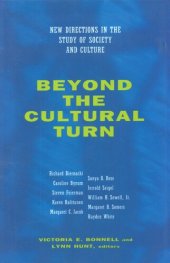 book Beyond the cultural turn: new directions in the study of society and culture