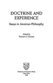 book Doctrine and experience: essays in American philosophy