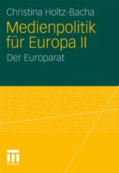 book Medienpolitik fur Europa II: Der Europarat