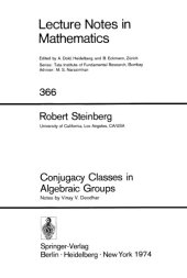 book Conjugacy classes in algebraic groups