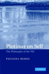 book Plotinus on Self: The Philosophy of the 'We'