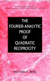 book The Fourier-Analytic Proof of Quadratic Reciprocity