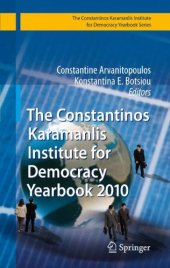 book The Constantinos Karamanlis Institute for Democracy Yearbook 2010