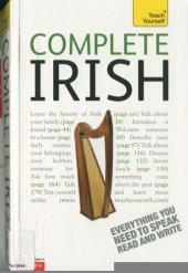 book Teach Yourself Complete Irish (Book + Audio)