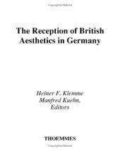 book The Reception of British Aesthetics in Germany: Seven Significant Translations, 1745-1776 (7-volume-set)