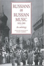 book Russians on Russian Music, 1830-1880: An Anthology