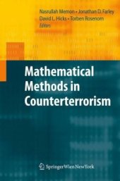 book Mathematical Methods in Counterterrorism