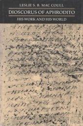 book Dioscorus of Aphrodito: his work and his world