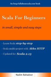 book Scala For Beginners in small, simple and easy steps