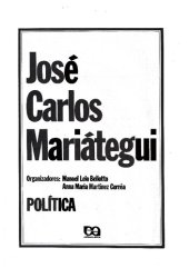 book José Carlos Mariátegui