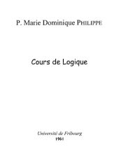 book 1961 - Cours de Logique - Partie 02