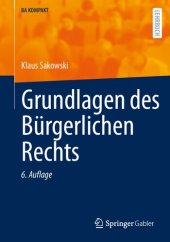 book Grundlagen des Bürgerlichen Rechts