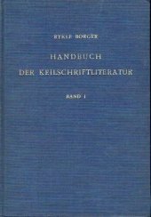 book Handbuch der Keilschriftliteratur. Bd. 1. Repertorium der sumerischen und akkadischen Texte