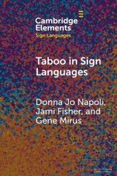 book Taboo in Sign Languages