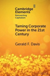 book Taming Corporate Power in the 21st Century