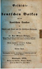 book Geschichte des deutschen Volkes und des deutschen Landes für Schule und Haus und für Gebildete überhaupt