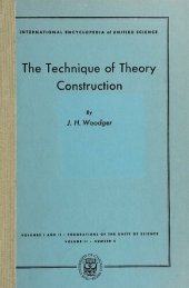 book The Technique of Theory Construction