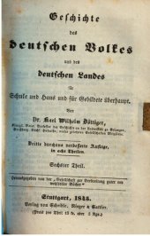 book Geschichte des deutschen Volkes und des deutschen Landes für Schule und Haus und für Gebildete überhaupt