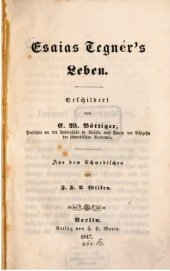 book Esaias Tegnér's Leben