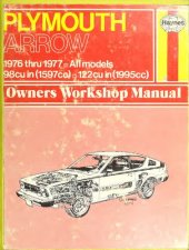 book Haynes Plymouth Arrow Owners Workshop Manual