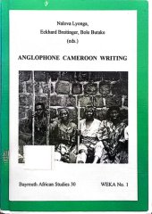 book Anglophone Cameroon Writing