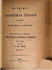 book Geschichte des Kurstaates und Königreiches Sachsen / Von der Mitte des sechzehnten bis zu Anfang des neunzehnten Jahrhunderts